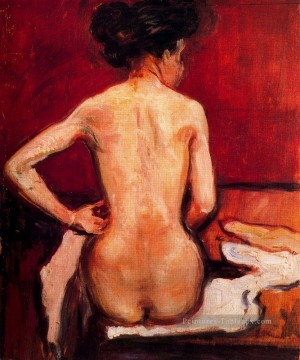 nu 1896 Edvard Munch Peinture à l'huile